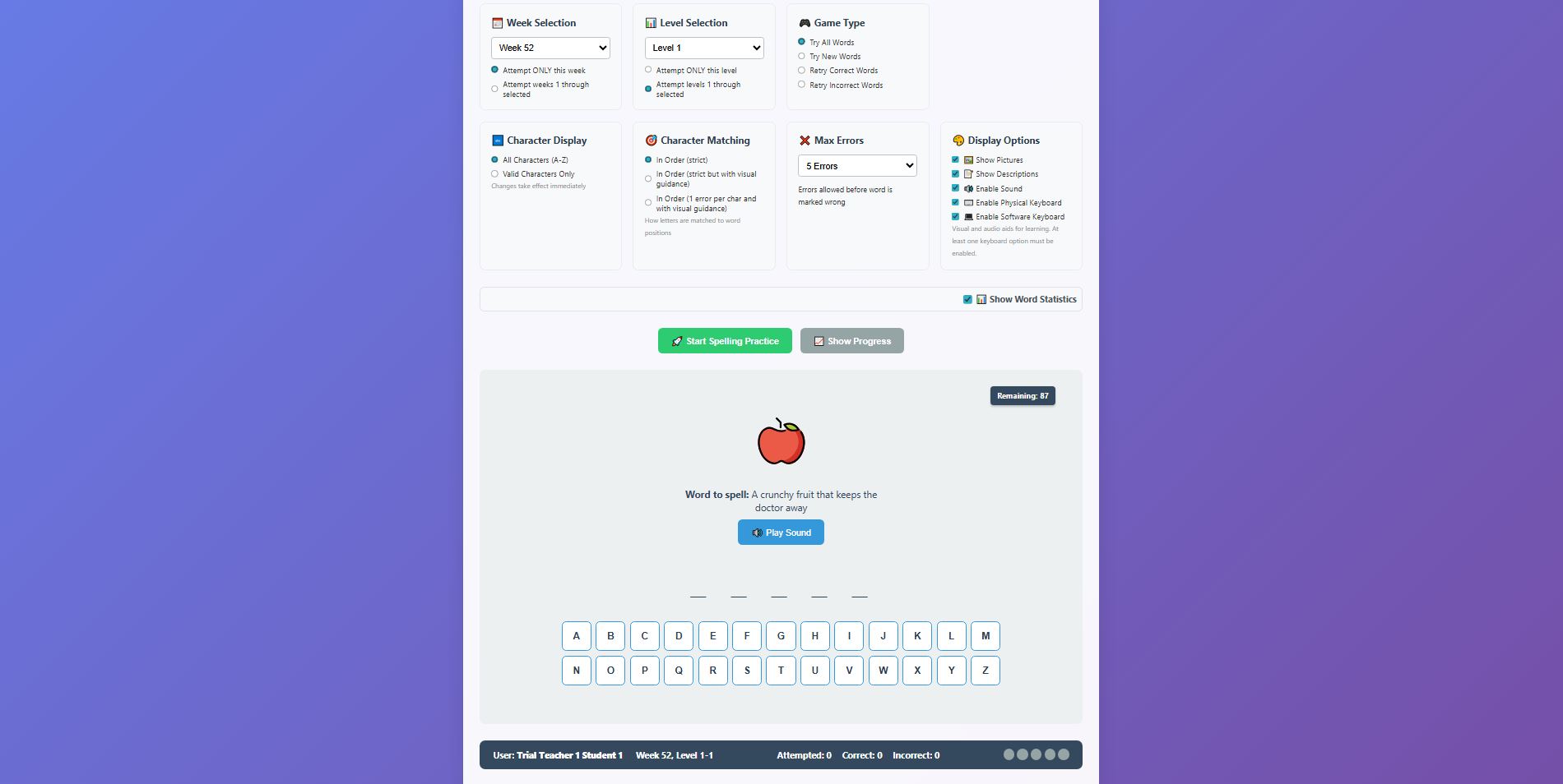 Student - form 87 word