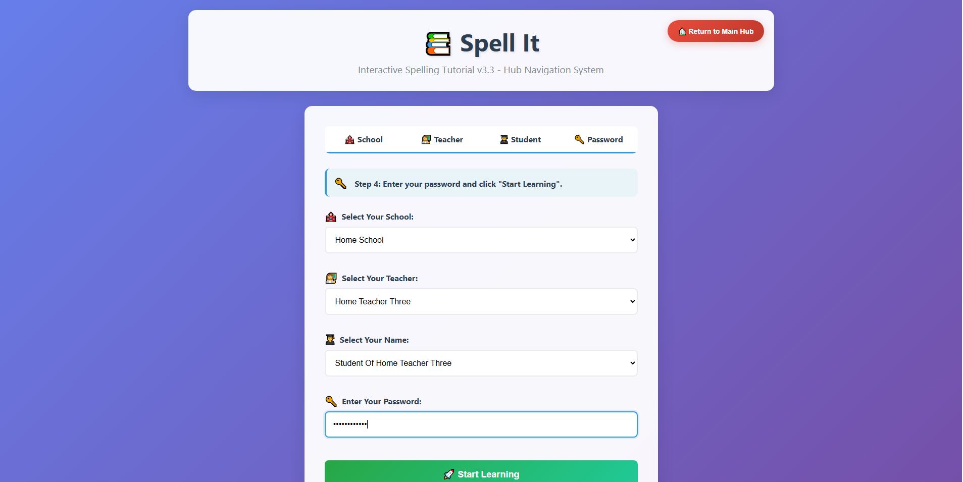 Login with New Password