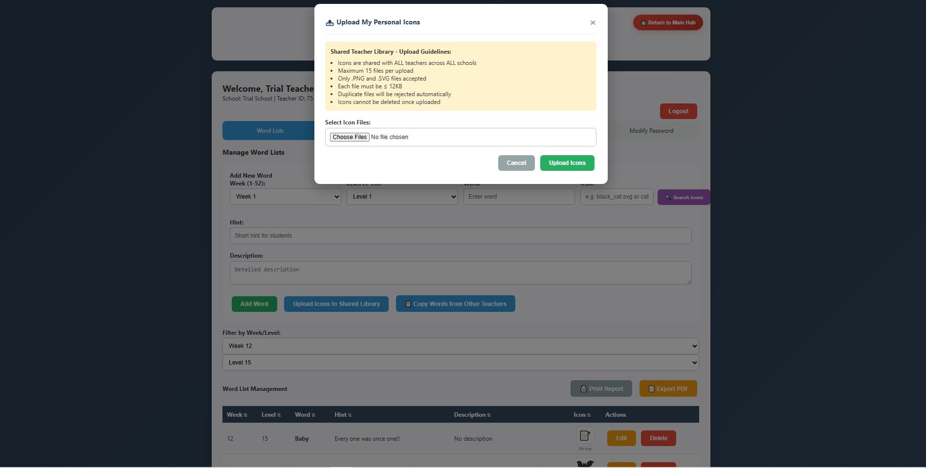 06 Upload My Personal Icons.JPG